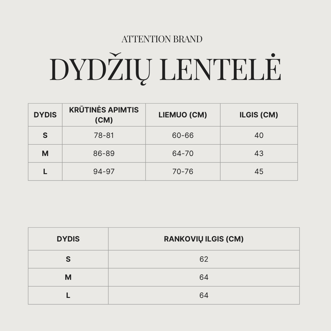 Dydžių lentelė