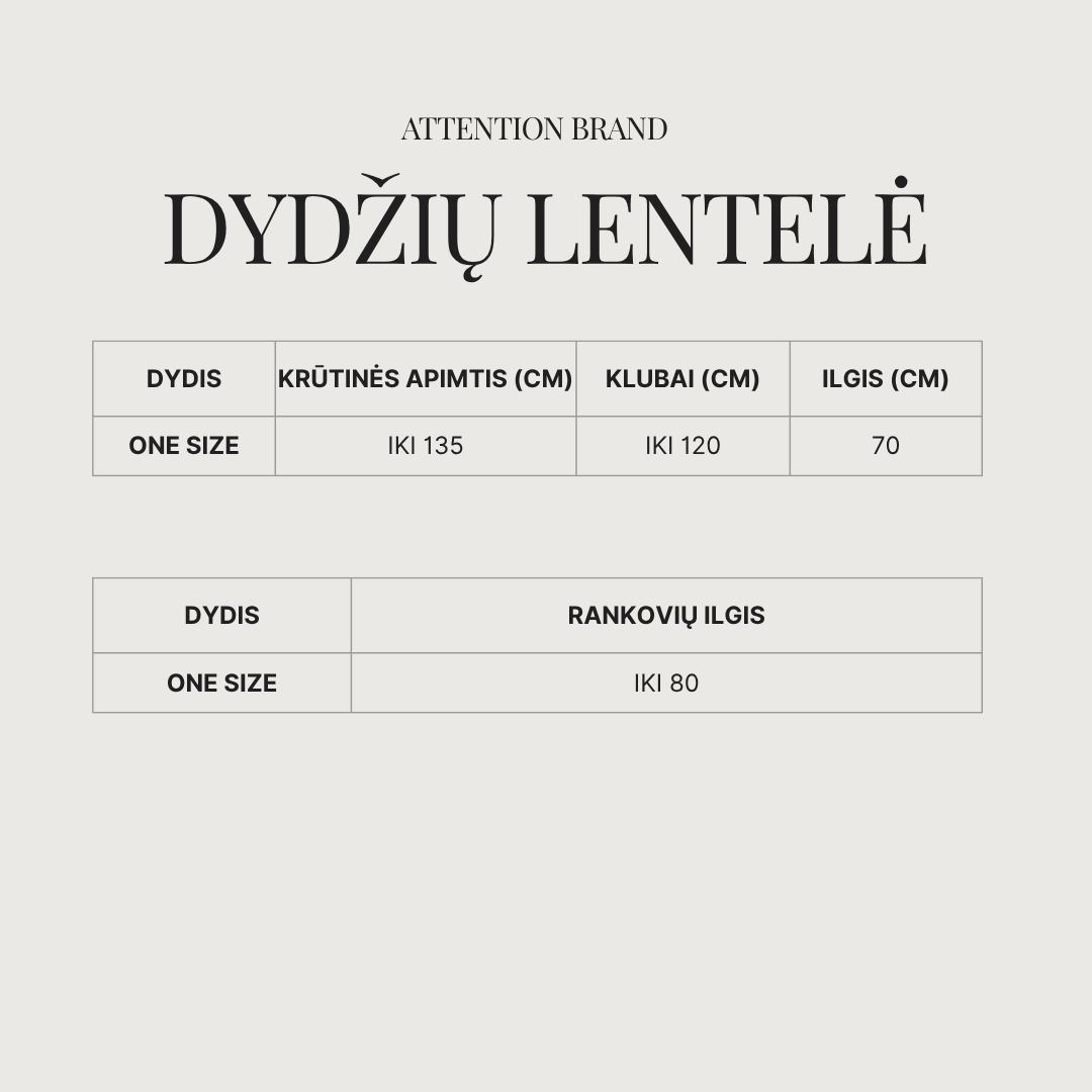 Dydžių lentelė