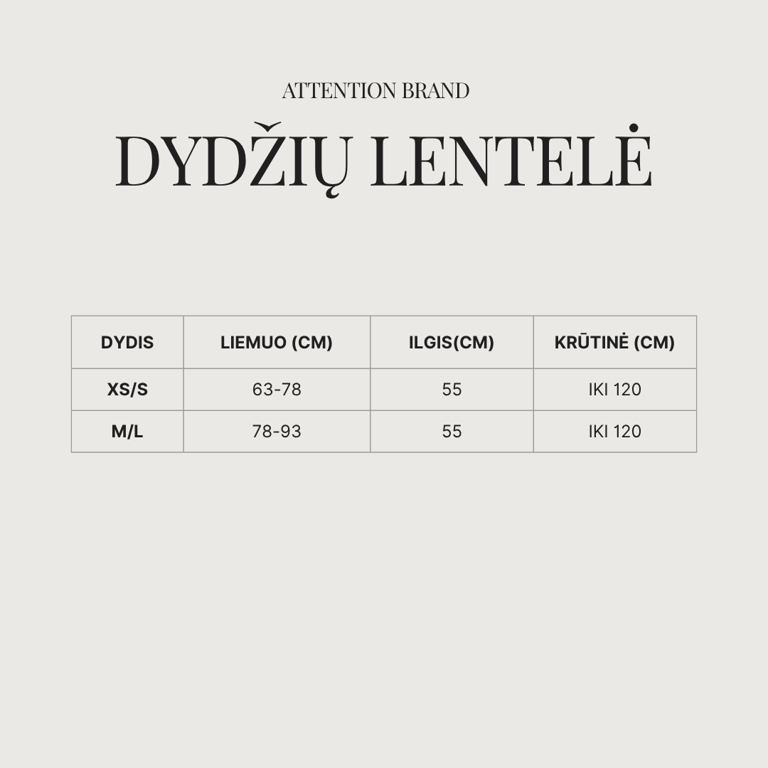Dydžių lentelė