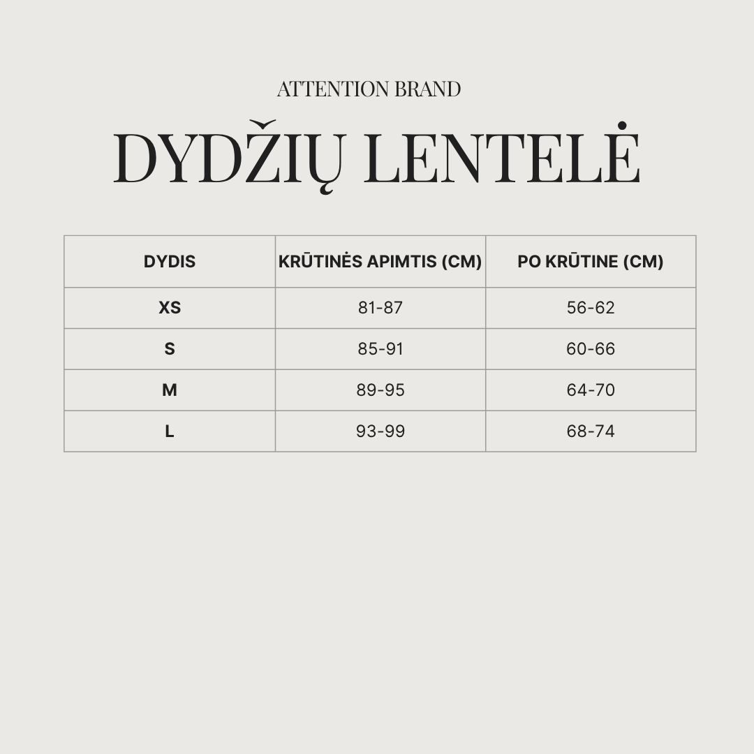 Dydžių lentelė