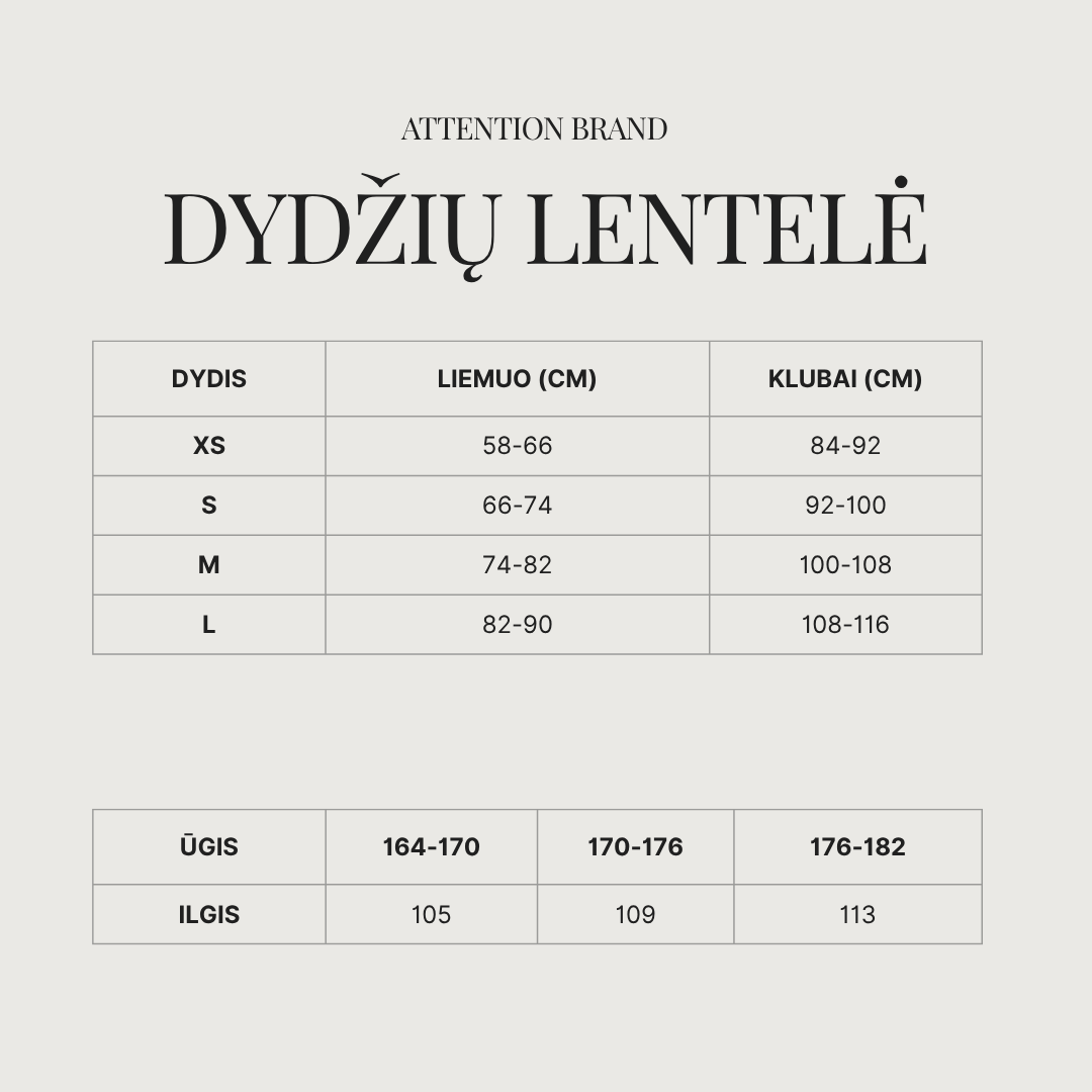 Dydžių lentelė