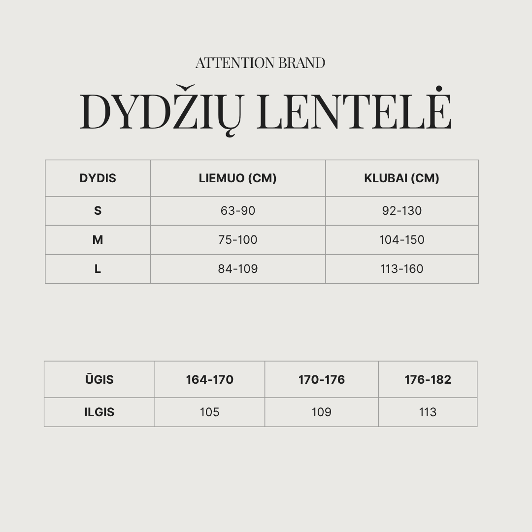Dydžių lentelė