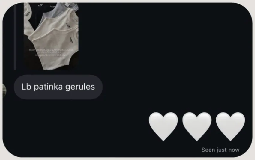 ATTENTION BRAND klientės atsiliepimas 20