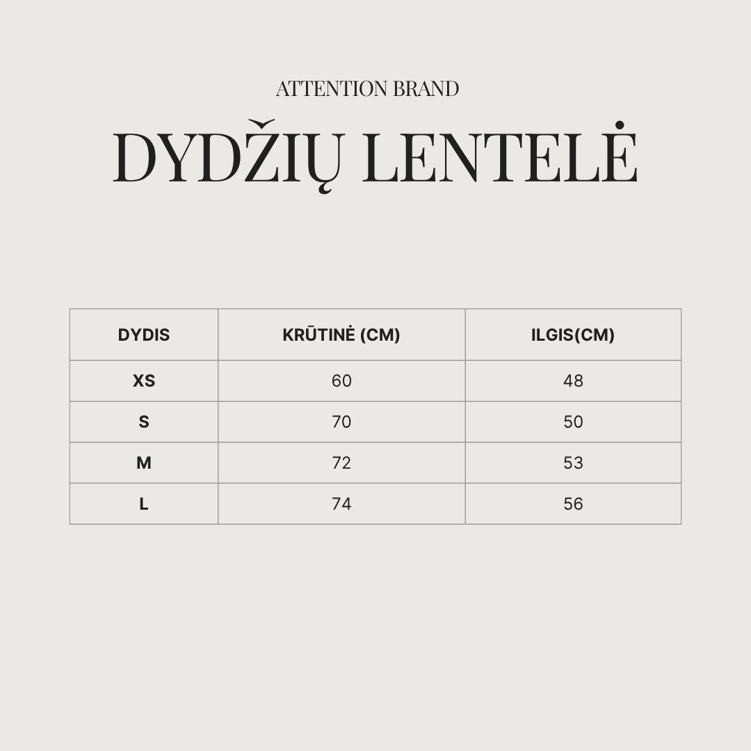 Dydžių lentelė