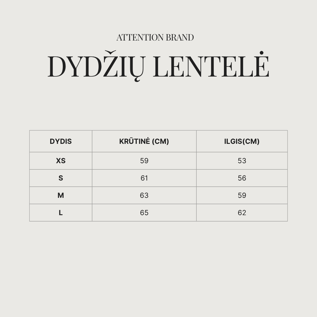 Dydžių lentelė